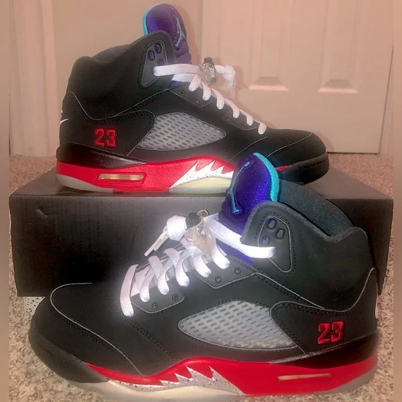 Air Jordan 5 retro ‘Top 3’ Sz 8.5 men’s w/ box - Picture 2 of 10